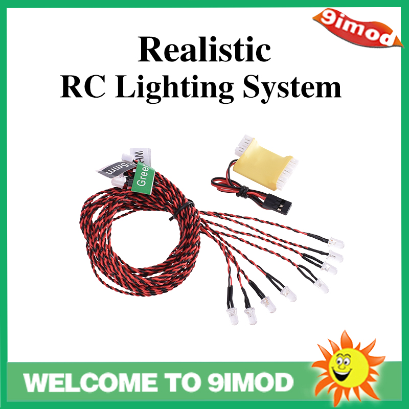Rc Helicopter Tool Kit - Kit d'éclairage LED Flash RC, 8