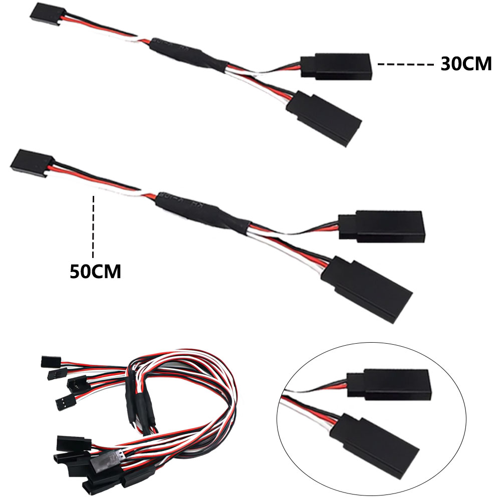 Rc Helicopter Parts - Câble d'extension RC Servo Y, 300mm,