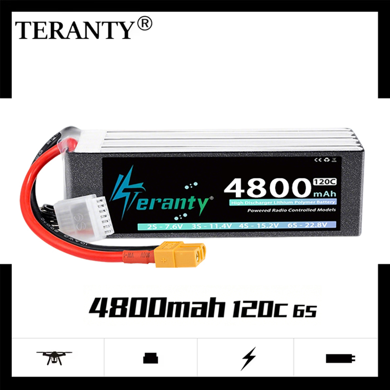 Rc Helicopter Battery - Batterie Lipo TERANTY 6S 4800mAh 22.8V