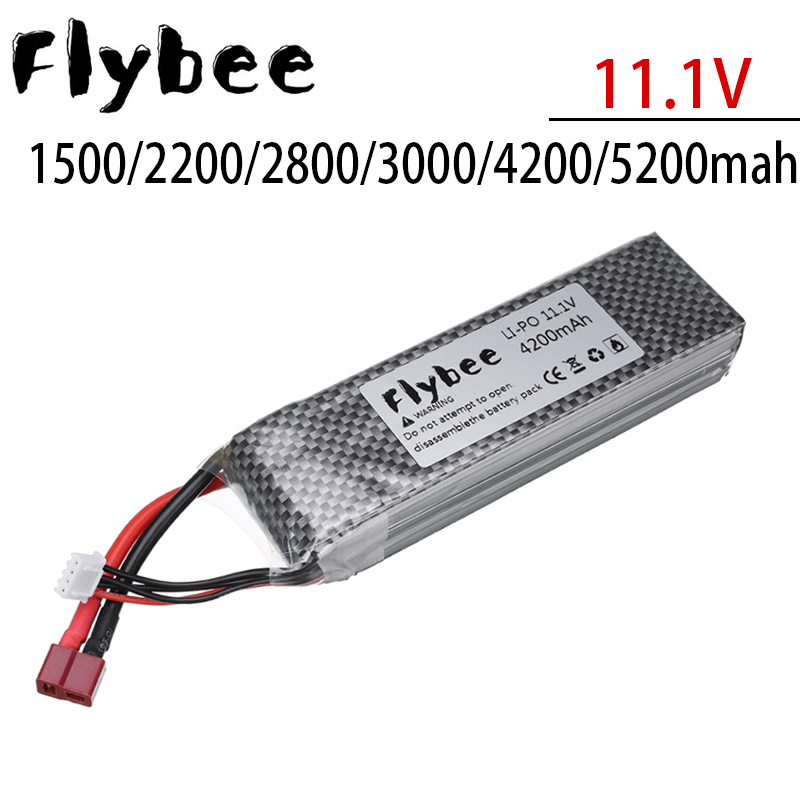 Rc Helicopter Parts - Batterie LiPo 3S 11.1V 1500/2200/2800/3000/4200/5200mAh, pour