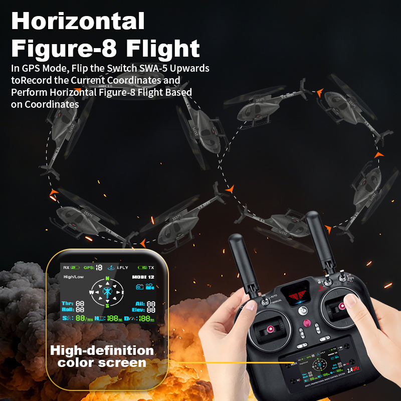 YUXIANG F119S Bird 6CH Armed H - Rc Helicopter Charger avis et prix