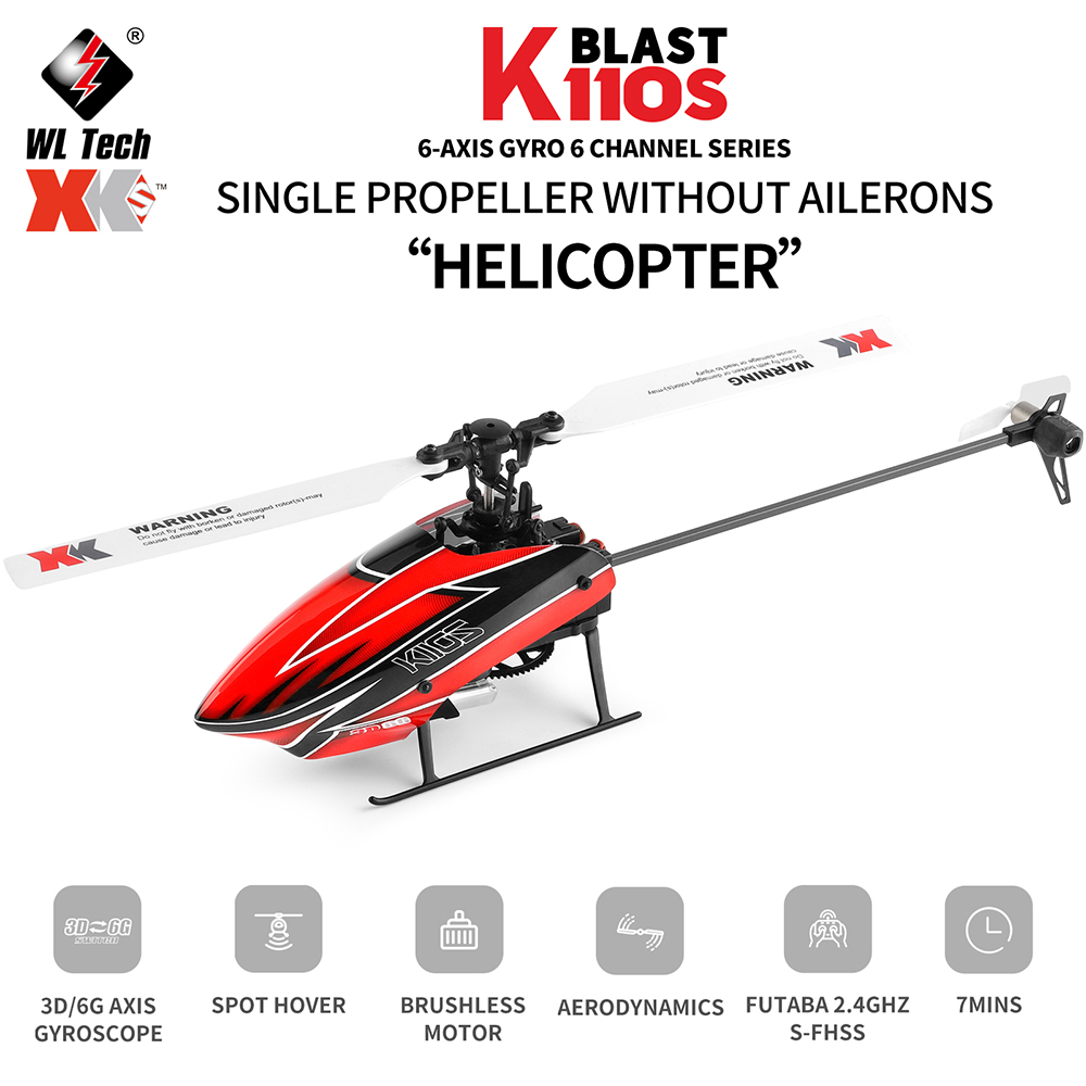 Wltoys-Hélicoptère RC sans bal - Rc Helicopter Nitro avis et prix