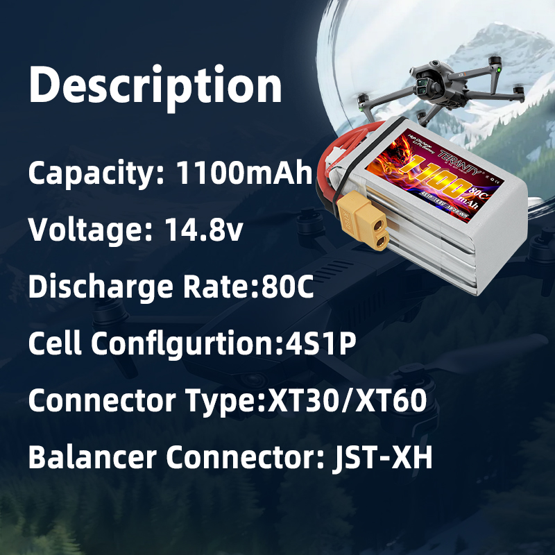 TERANTY – batterie Lipo 4S 110 - Rc Helicopter Parts avis et prix